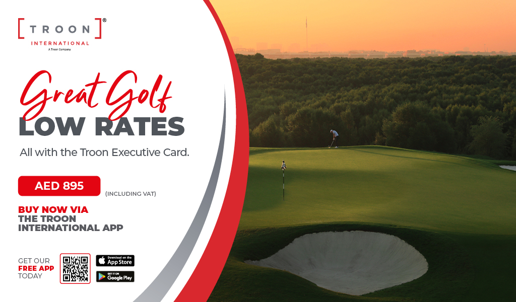 Troon Executive Card The Track, Meydan Golf