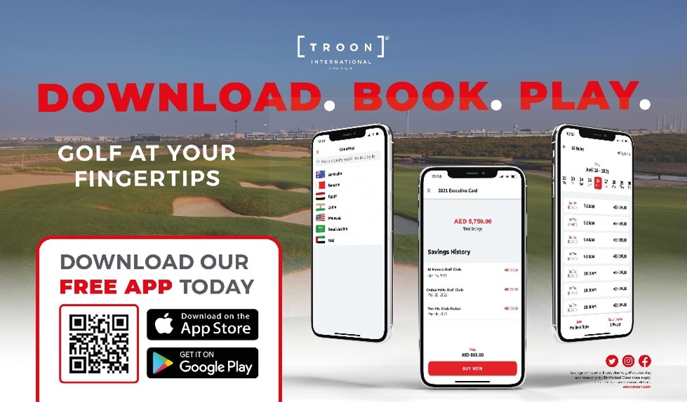 Troon Executive Card The Track, Meydan Golf